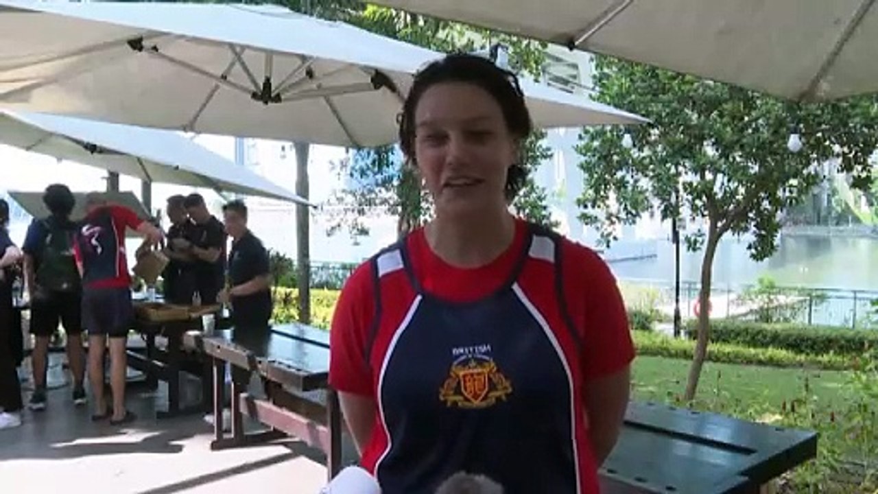 Prince William Wins Dragon Boat Race in Singapore