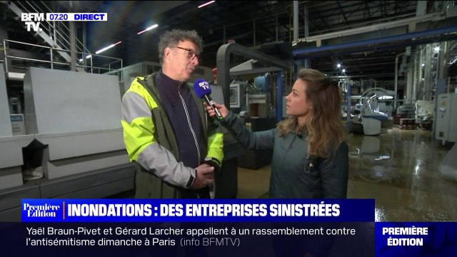 Crues dans le Pas-de-Calais: On travaille à fond, presque jour et nuit, pour remettre en état , confie le directeur d'une imprimerie
