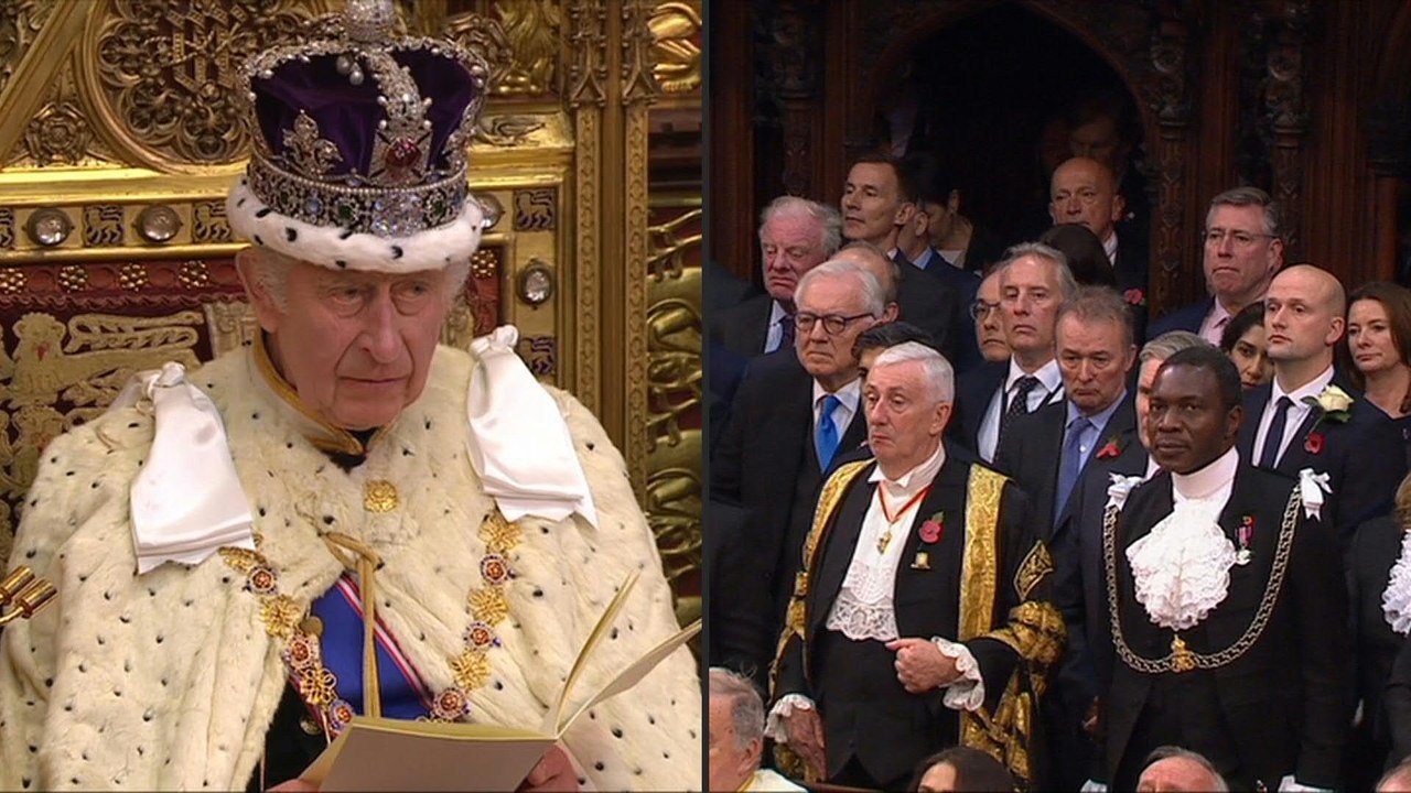 Charles III. hält erste Thronrede als König im britischen Parlament