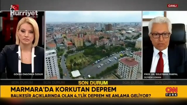 Prof. Dr. Süleyman Pampal Marmara'da meydana gelen depremi değerlendirdi