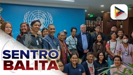 UN Special Rapporteur on Climate Change and Human Rights Ian Fry, nasa bansa ngayon