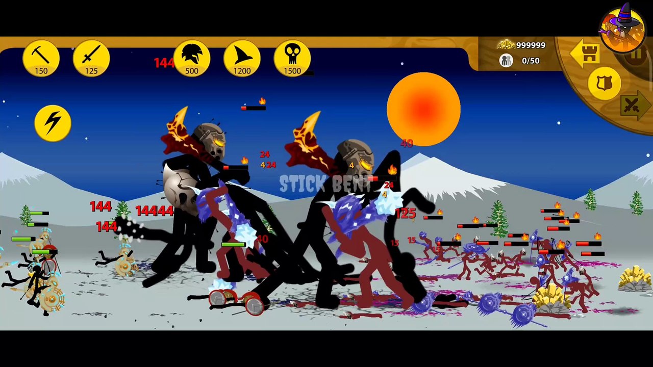 HACK SUMMON 999 GOLDEN SPEARTON VS 999 GOLDEN ARCHIDON | STICK WAR LEGACY | STICK