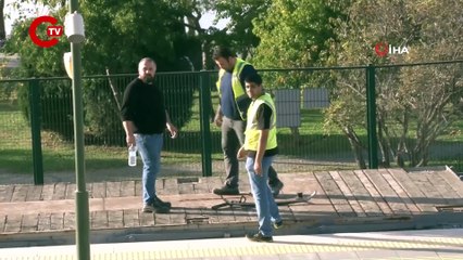 Gebze-Halkalı arasında sefer yapan Marmaray’a ait tren arıza yaptı