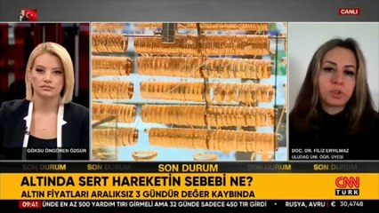 Altın düşüyor! Dolar ve euro ne olacak? Doç. Dr. Filiz Eryılmaz yanıtladı