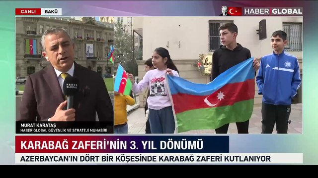 Karabağ Zaferi'nin 3. yıl dönümü! Haber Global ekipleri Bakü'den aktardı...