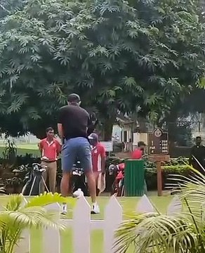 Watch: Babar Azam plays golf ahead of Pakistan's do-or-die World Cup match against England