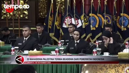 22 Mahasiswa Palestina Terima Beasiswa Dari Pemerimtah Indonesia