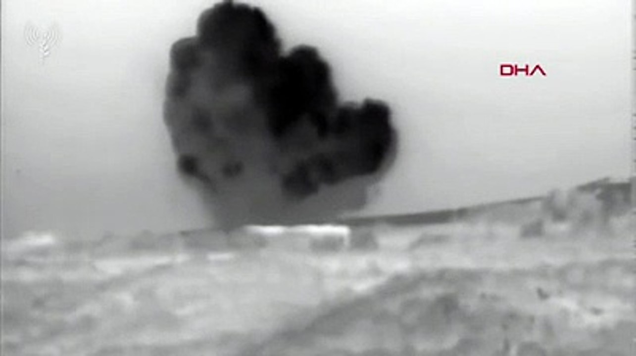 İsrail savaş uçakları iki noktayı bombaladı