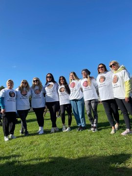 Mums' skydive raises £70k for charity after they lost children to brain tumours