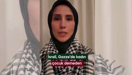 Sümeyye Erdoğan Bayraktar'dan Filistin çağrısı!