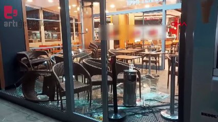 İstanbul'da Burger King şubesine saldırı