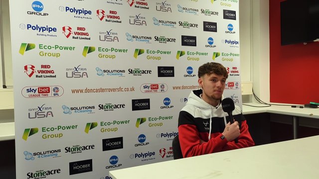Doncaster Rovers ace Kyle Hurst on his Bristol Street Motors Trophy goal