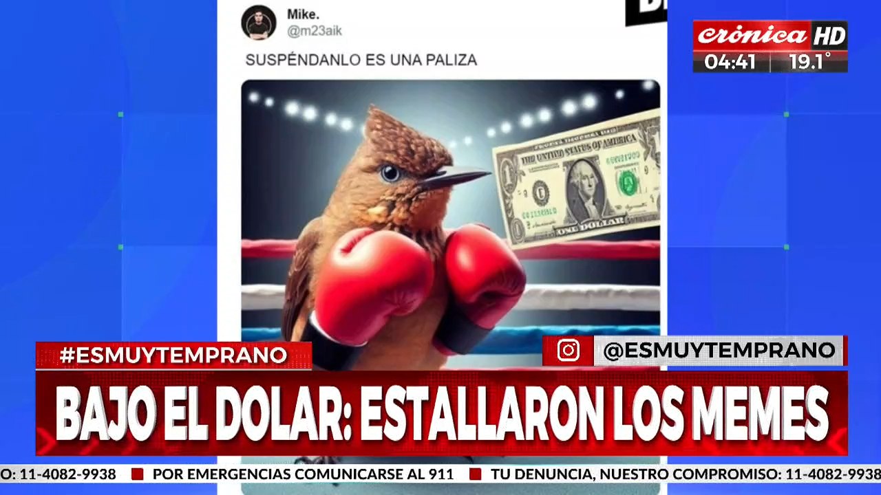 Bajó el dólar.... ¡y estallaron los memes!