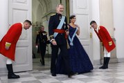 El imponente look de gala de la reina Letizia en Dinamarca junto al Rey