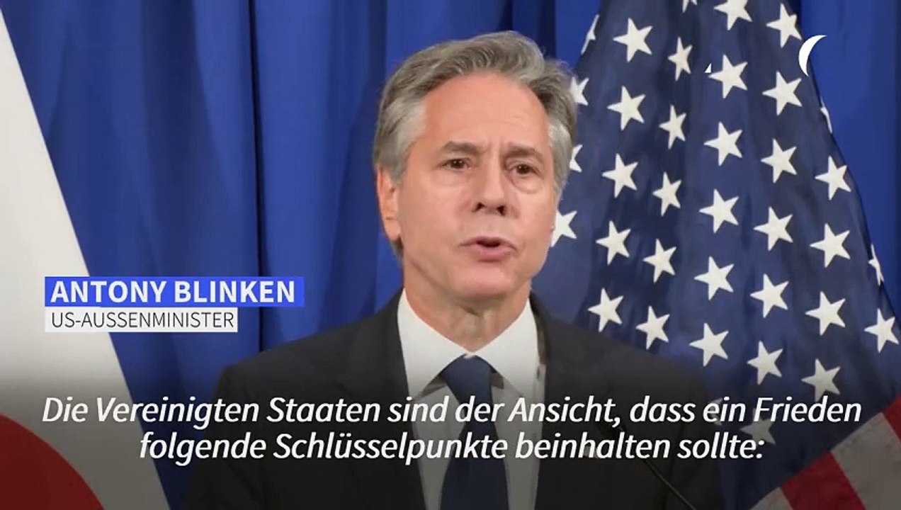 Blinken: Israel darf Gazastreifen nicht dauerhaft besetzen