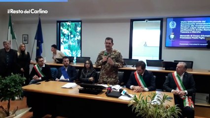 Figliuolo, il sopralluogo nel bolognese e i fondi: il video