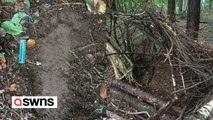 'Bigfoot's size 23 prints and woodland lair' found in Wales