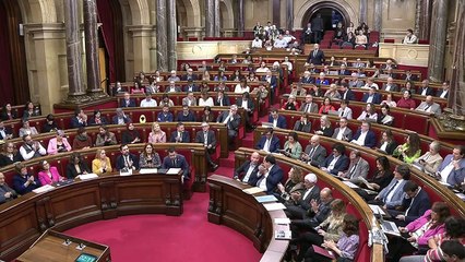 Alejandro Fernández en el Parlament