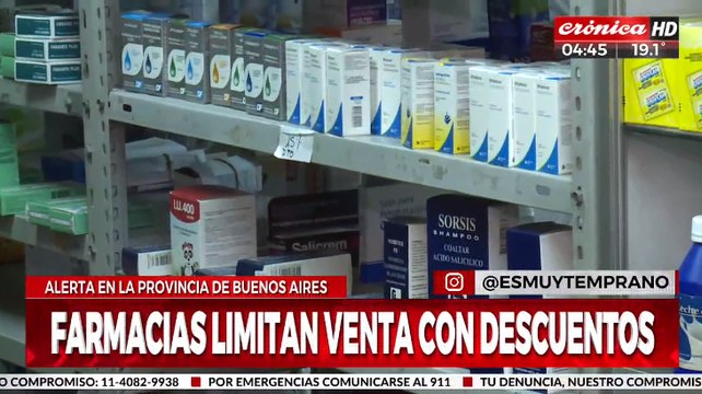 Farmacias limita la venta de medicamentos con descuentos