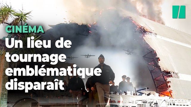 Aux États-Unis, ce hangar monumental, lieu de tournage de Pearl Harbor et Star Trek, part en fumée