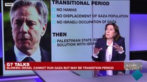 US Blinken says Israel should not 'reoccupy' Gaza