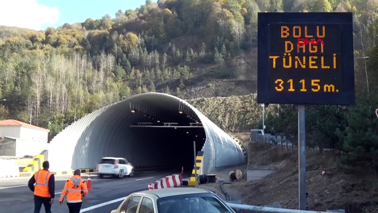 Le trafic est revenu à la normale avec l'extension du tunnel du mont Bolu