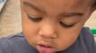 Toddler tries Warheads candy for the first time and his reaction is PURE COMEDY!