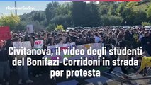 Civitanova, il video degli studenti del Bonifazi-Corridoni in strada per protesta