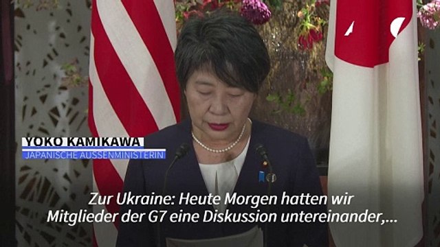 G7-Länder sichern Ukraine anhaltende Unterstützung zu