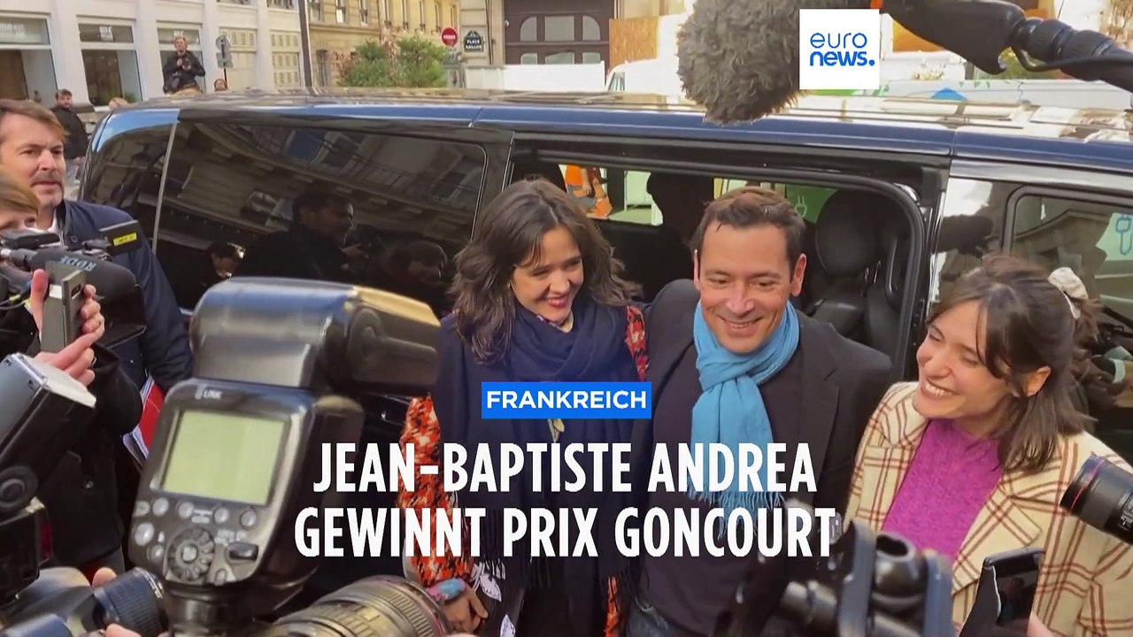 Frankreichs wichtigster Buchpreis: Jean-Baptiste Andrea gewinnt Prix Goncourt