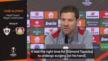 Alonso confirms Tapsoba surgery