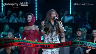 Ludmilla canta hino nacional Prêmio Multishow