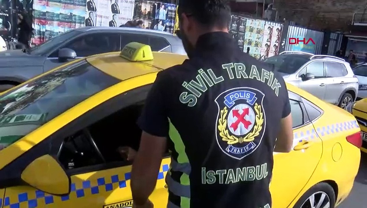 Inspection des ceintures de sécurité à Kadıköy : action pénale contre 12 chauffeurs de taxi