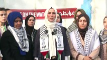 Sümeyye Erdoğan Bayraktar Filistinli Kadınlarla Dayanışma Eylemine Destek Verdi