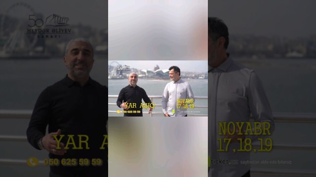 Bu Şəhərdə - YarAşıq Konserti 17,18,19 Noyabrda Heydər Əliyev Sarayında #shorts