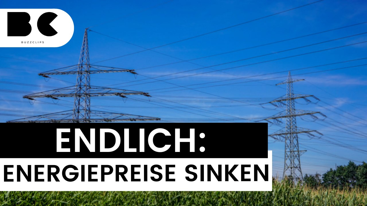 Energiepreise sinken für Millionen Deutsche