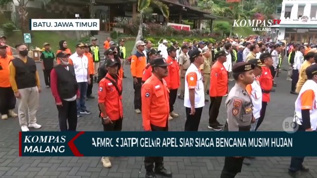 Pemrov Jatim Gelar Apel Siap Siaga Bencana di Musim Hujan