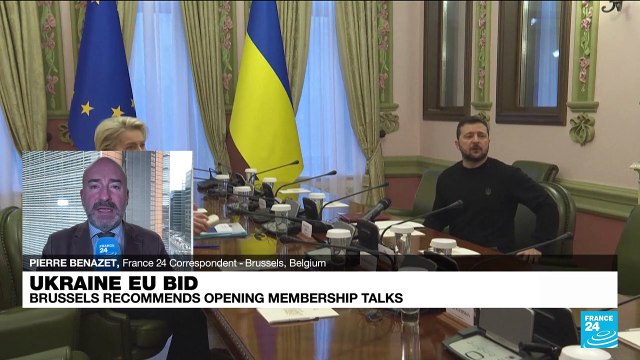 EU executive proposes taking Ukraine step closer to bloc membership amid war with Russia