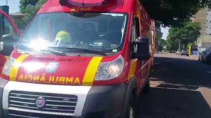 Mulher é atropelada por Sandero na Rua Presidente Bernardes