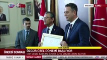 Özgür Özel mazbatasını aldı
