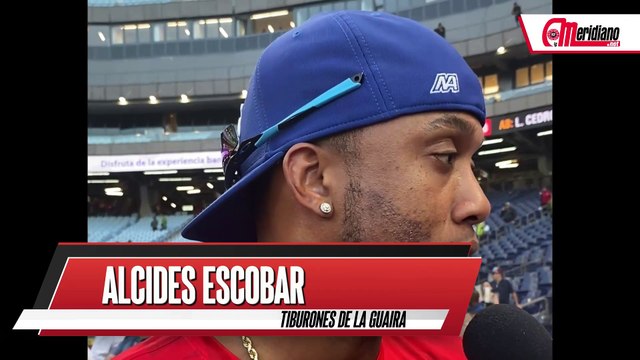 Alcides Escobar sobre la incorporación de Luis Sojo a los Tiburones.