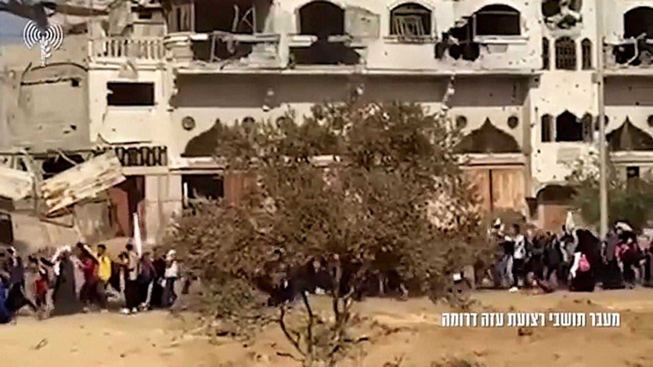 norte de gaza civis