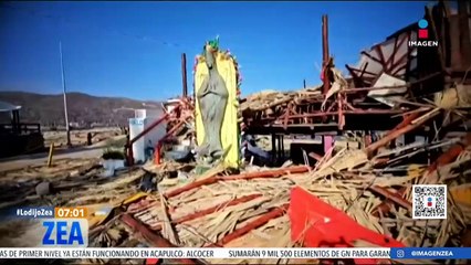 La Virgen de La Quebrada no resultó dañada tras el paso del huracán Otis
