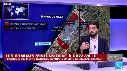 Gaza : l’armée israélienne poursuit son avancée autour de la ville et le Hamas adapte ses tactiques