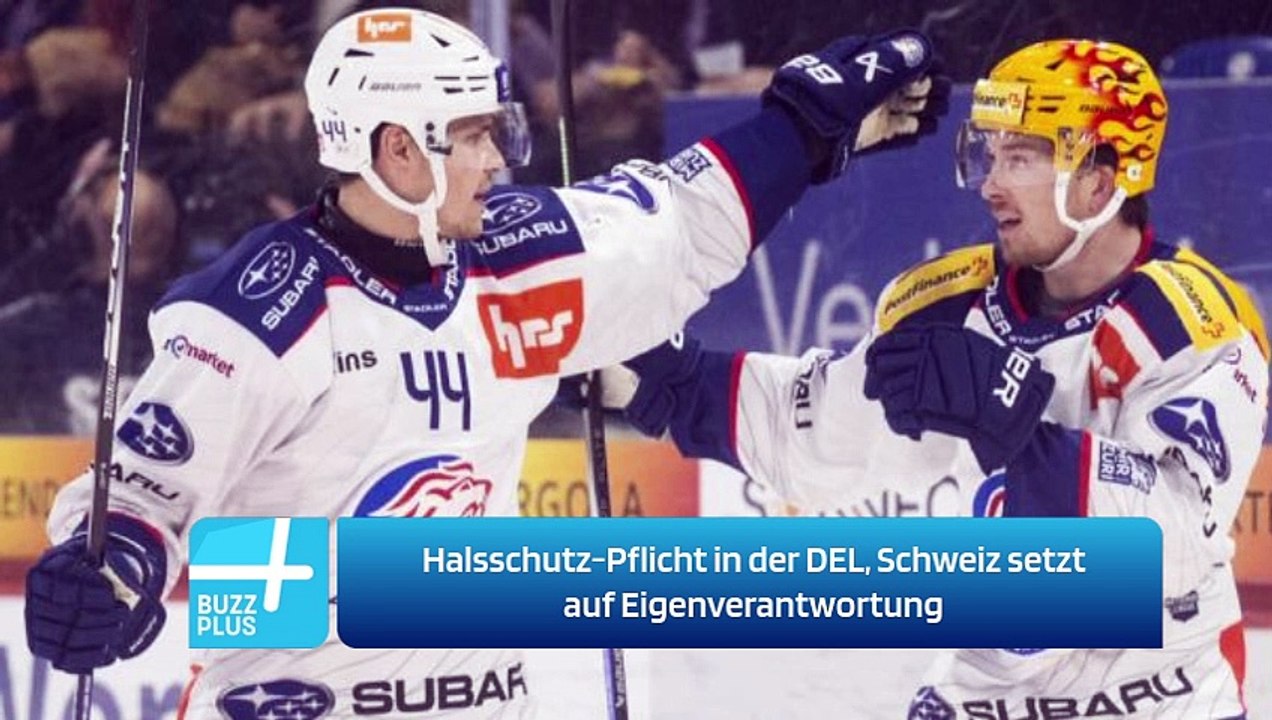 Halsschutz-Pflicht in der DEL, Schweiz setzt auf Eigenverantwortung