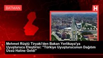 Mehmet Rüştü Tiryaki'den Bakan Yerlikaya'ya Uyuşturucu Eleştirisi: 