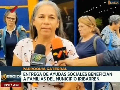 Lara | Habitantes del mcpio. Iribarren reciben ayudas sociales por el Plan 1x10