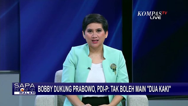 Bobby Dukung Prabowo di Pilpres 2024, PDIP: Tak Boleh Main Dua Kaki!