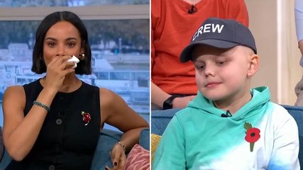 This Morning’s Rochelle Humes breaks down in tears over young boy’s cancer diagnosis