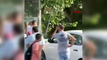 3 étudiants ont été blessés dans l'accident où la voiture a percuté l'arrêt de bus après l'école à Mezitli.